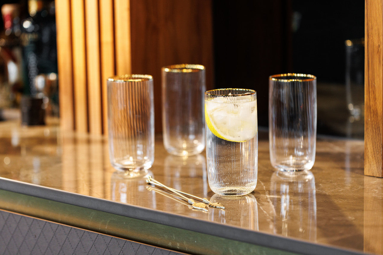 Mikasa Sorrento Highball Glass Set 4 Piece 510ml