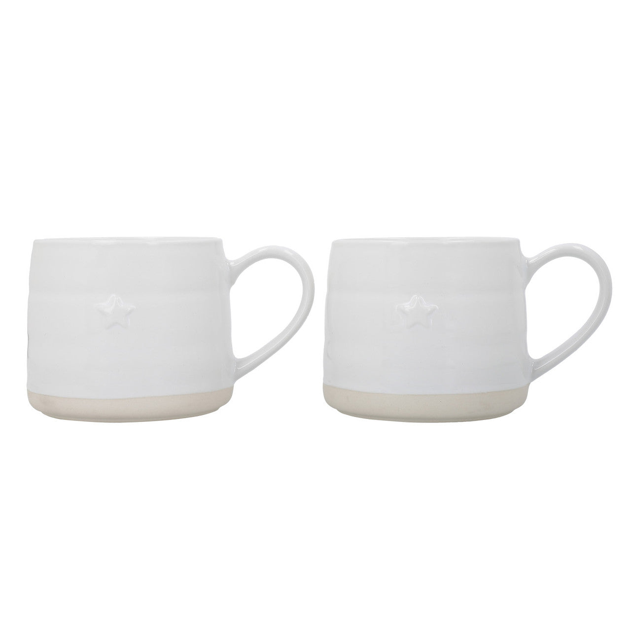 Mikasa Stoneware Cosy Mug Set 2 Piece 380ml (Star)