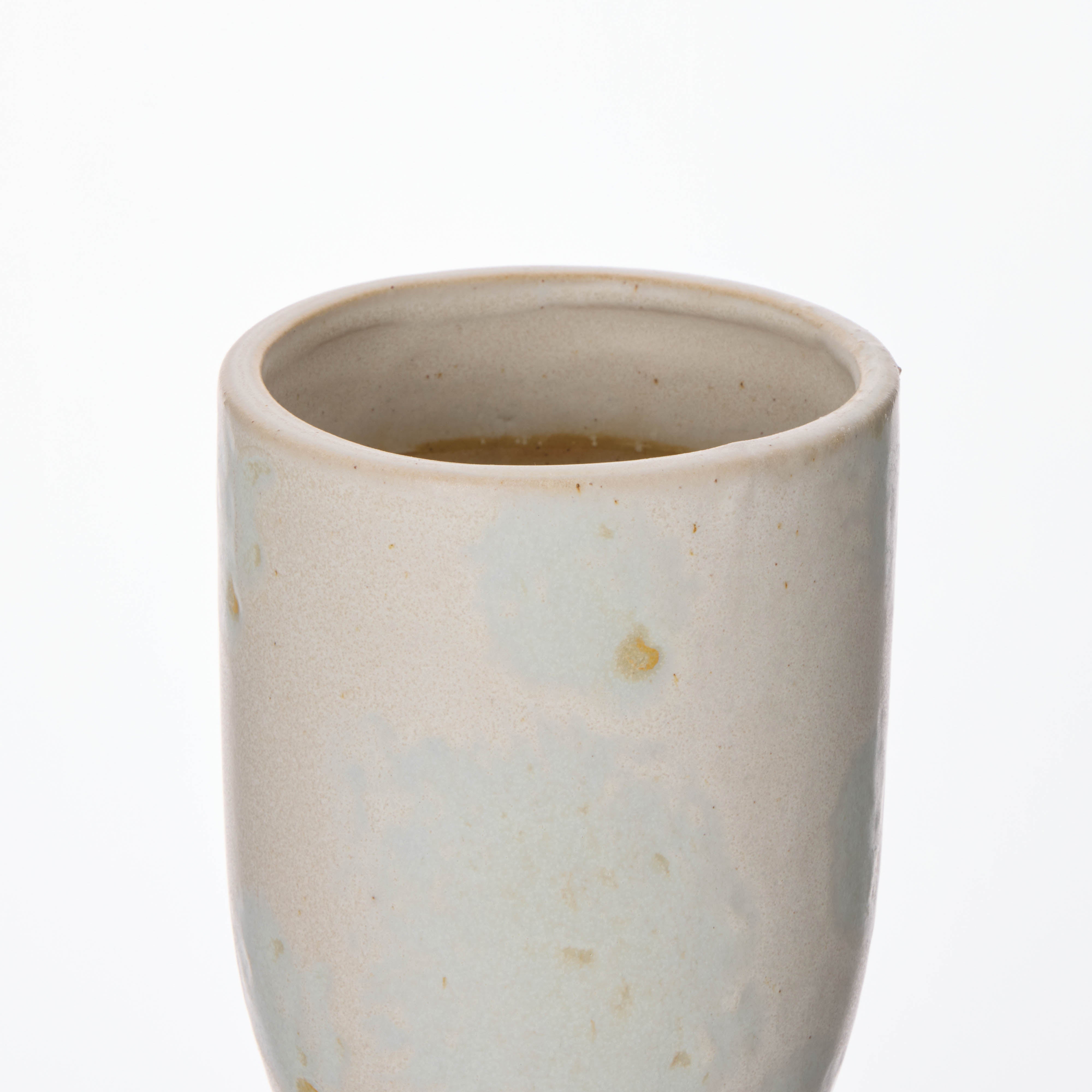 Amalfi Pia Reactive Glaze Vase Cream Reactive