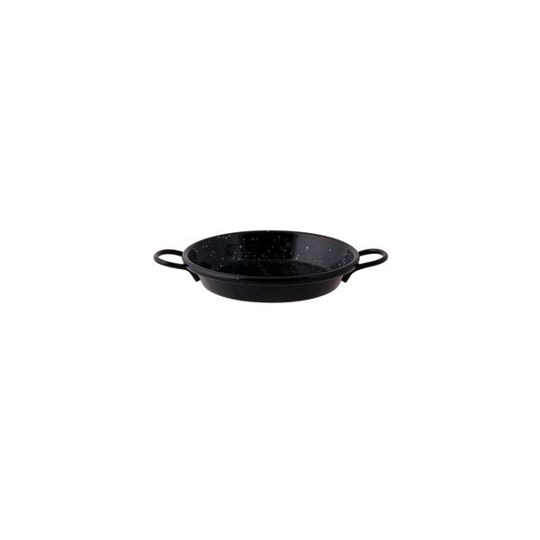 Pujadas Paella Pan - Enamelled Steel (160mm - Black)