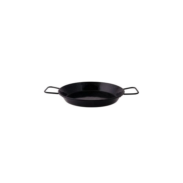 Pujadas Paella Pan - Enamelled Steel (300mm - Black)
