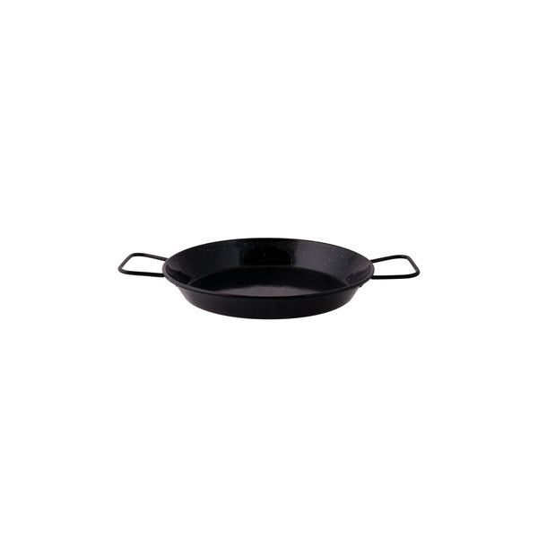Pujadas Paella Pan - Enamelled Steel (340mm - Black)