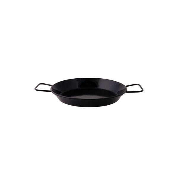 Pujadas Paella Pan - Enamelled Steel (380mm - Black)
