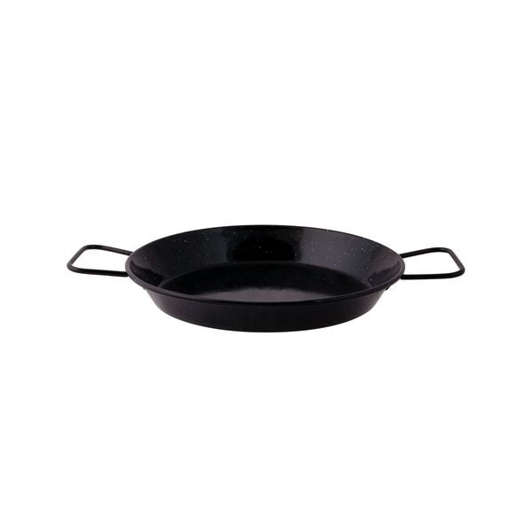 Pujadas Paella Pan - Enamelled Steel (420mm - Black)