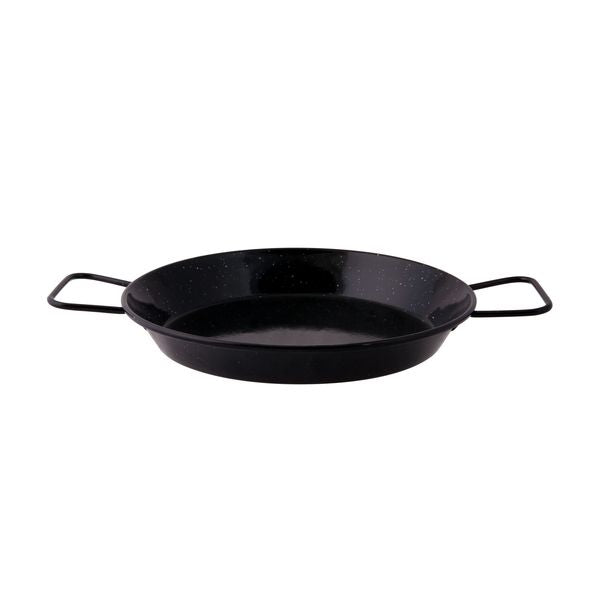 Pujadas Paella Pan - Enamelled Steel (500mm - Black)