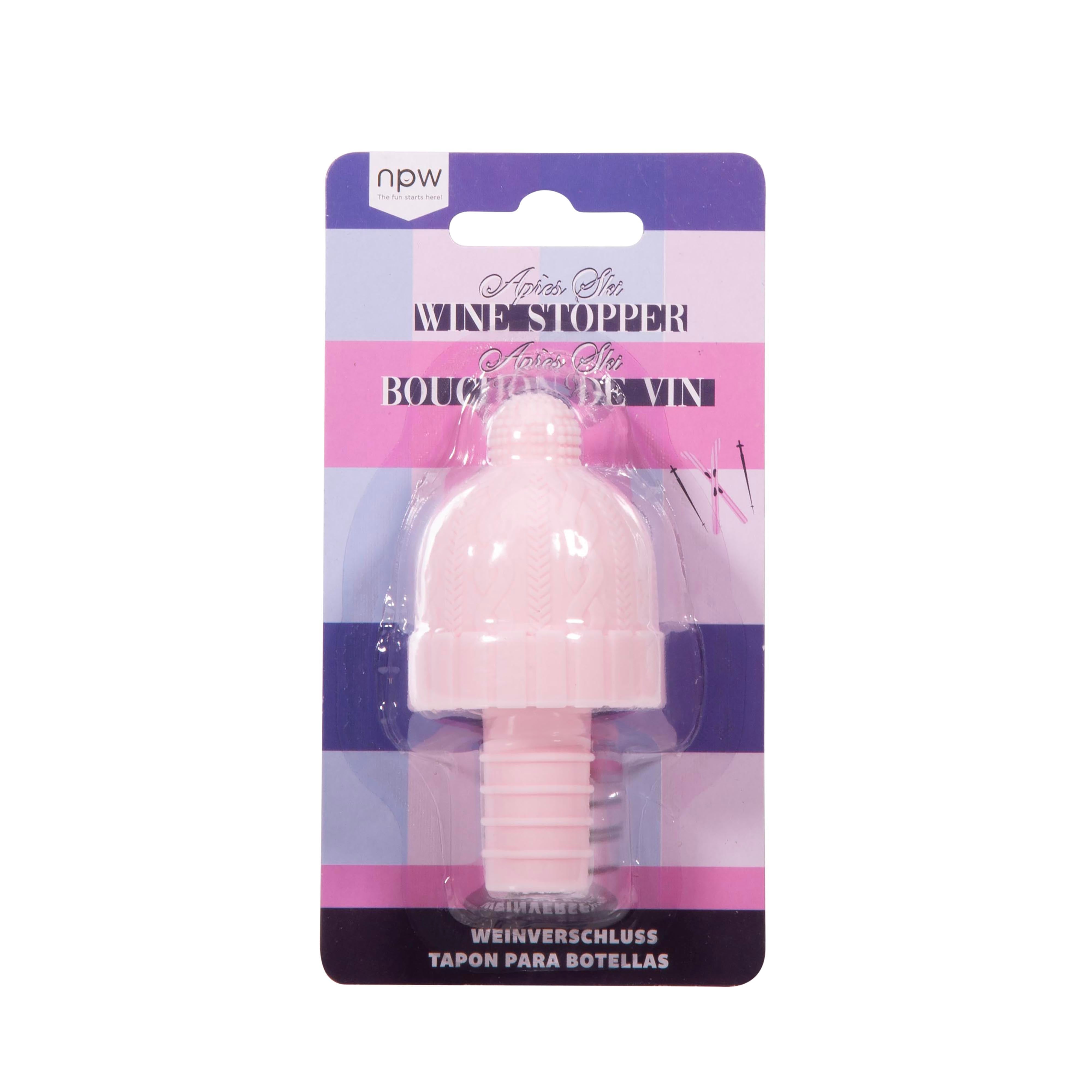 NPW Apres Ski Wine Stopper Pink