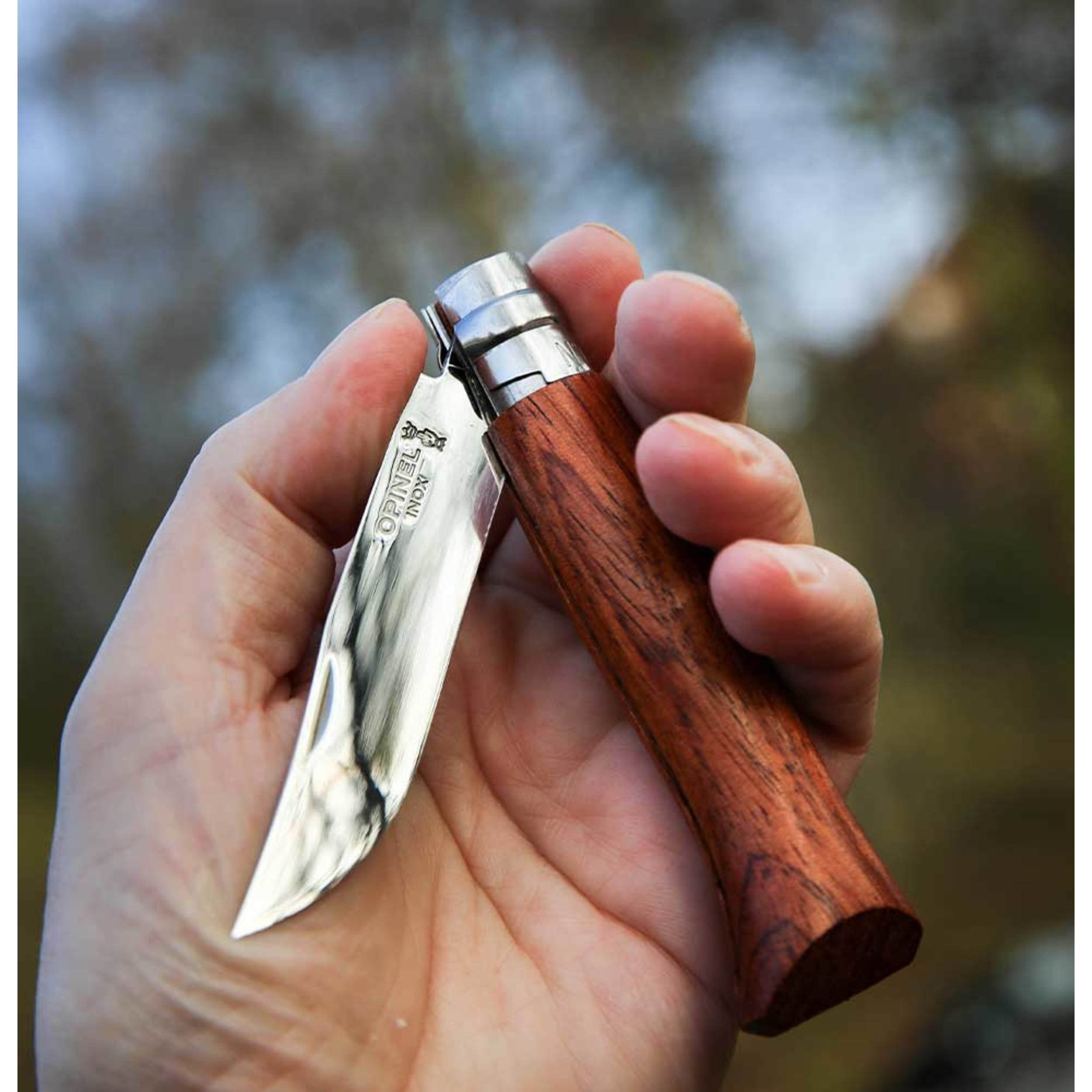 Opinel No.08 Stainless Steel Folding Knife Padouk