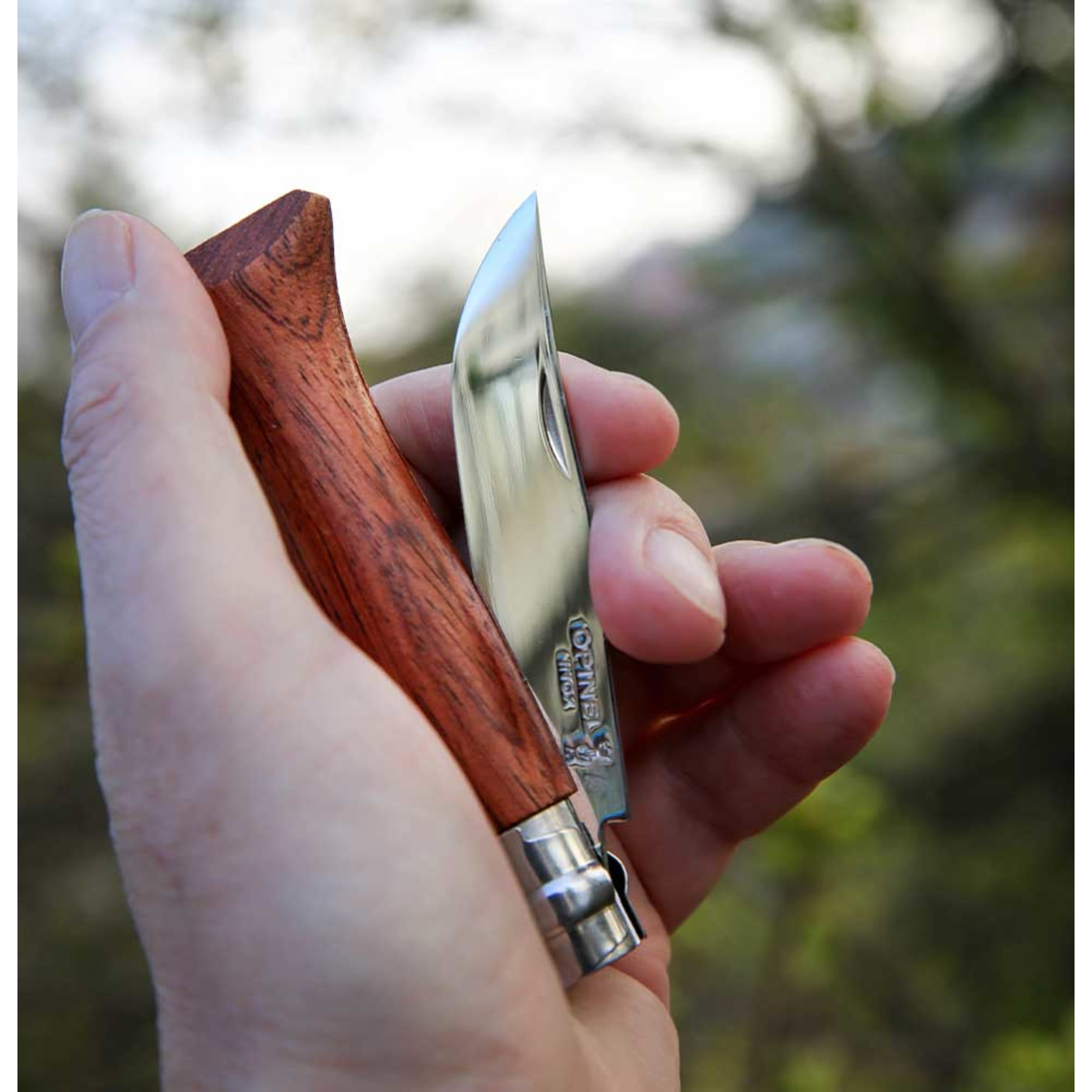 Opinel No.08 Stainless Steel Folding Knife Padouk