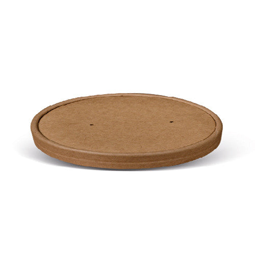ecoware Paper Lids 150mm PLA Coated (Carton of 300)