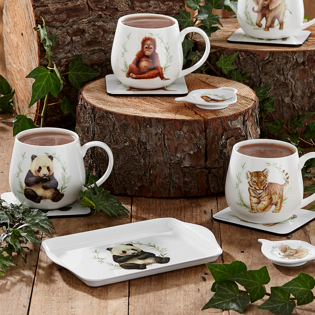 Ashdene Wild Baby Animals 4pk Coaster