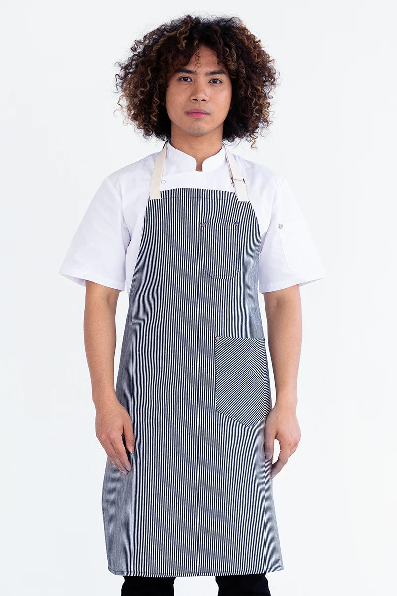 Aussie Chef Paris Bib Apron - Black