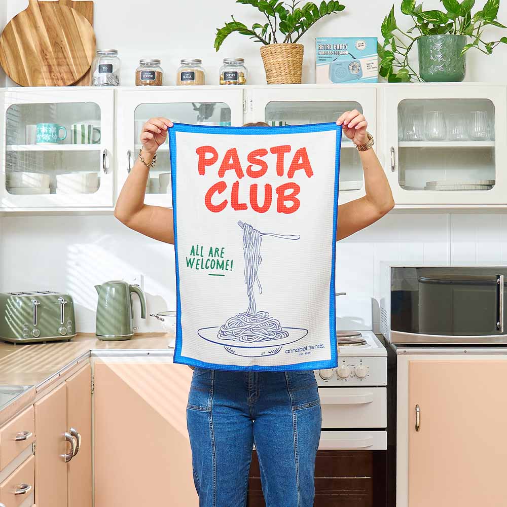 Annabel Trends Microfibre Tea Towel Single Sided Waffle Lobster