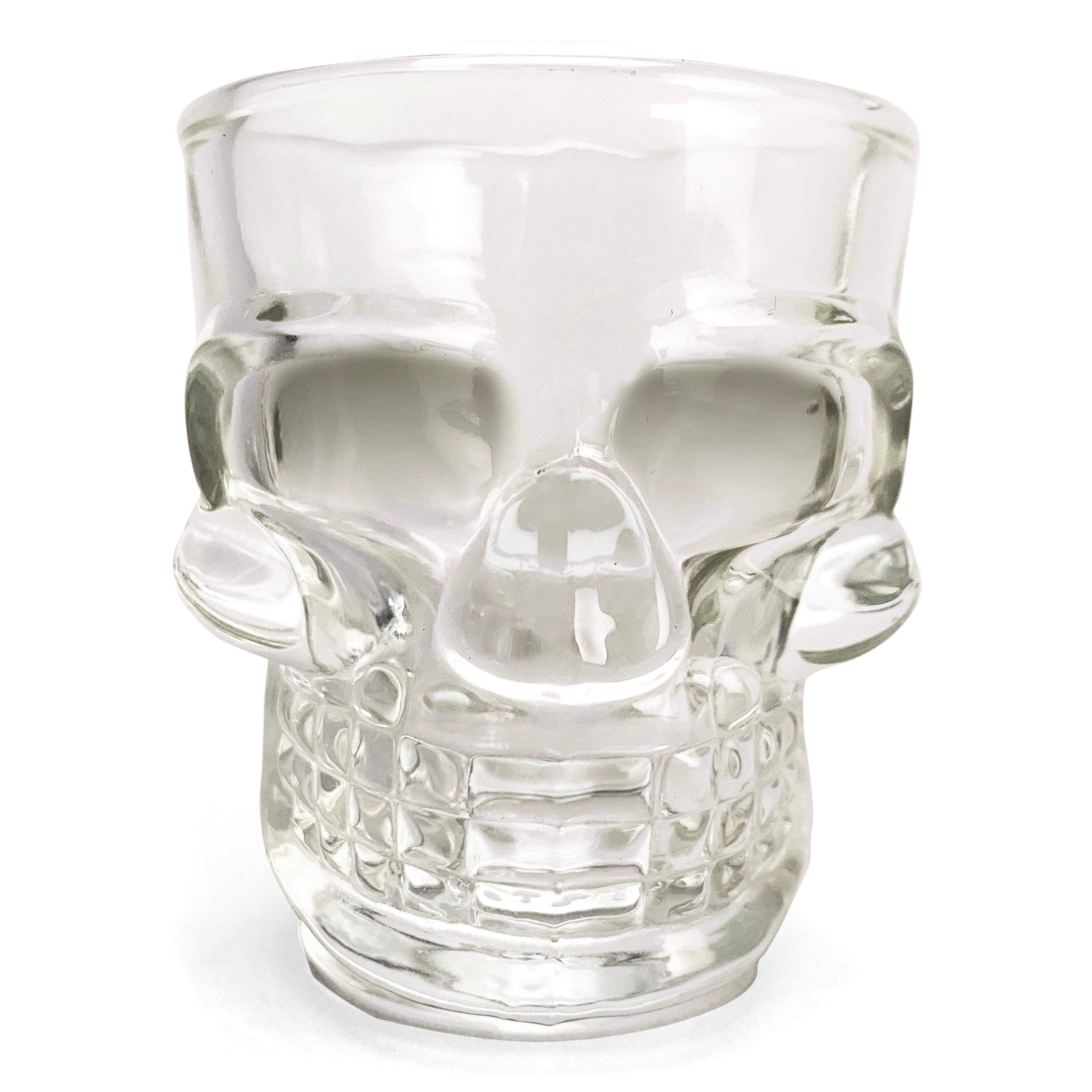 Kikkerland Skull Shot Glasses 4 Piece Set