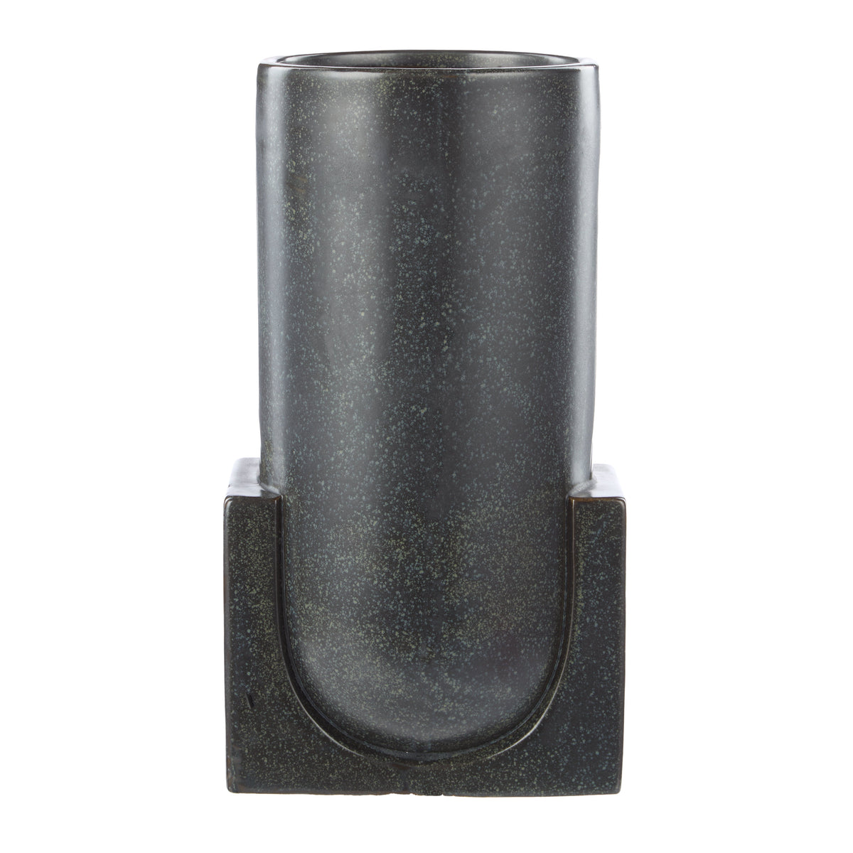 Amalfi Ponti Stoneware Vase Black