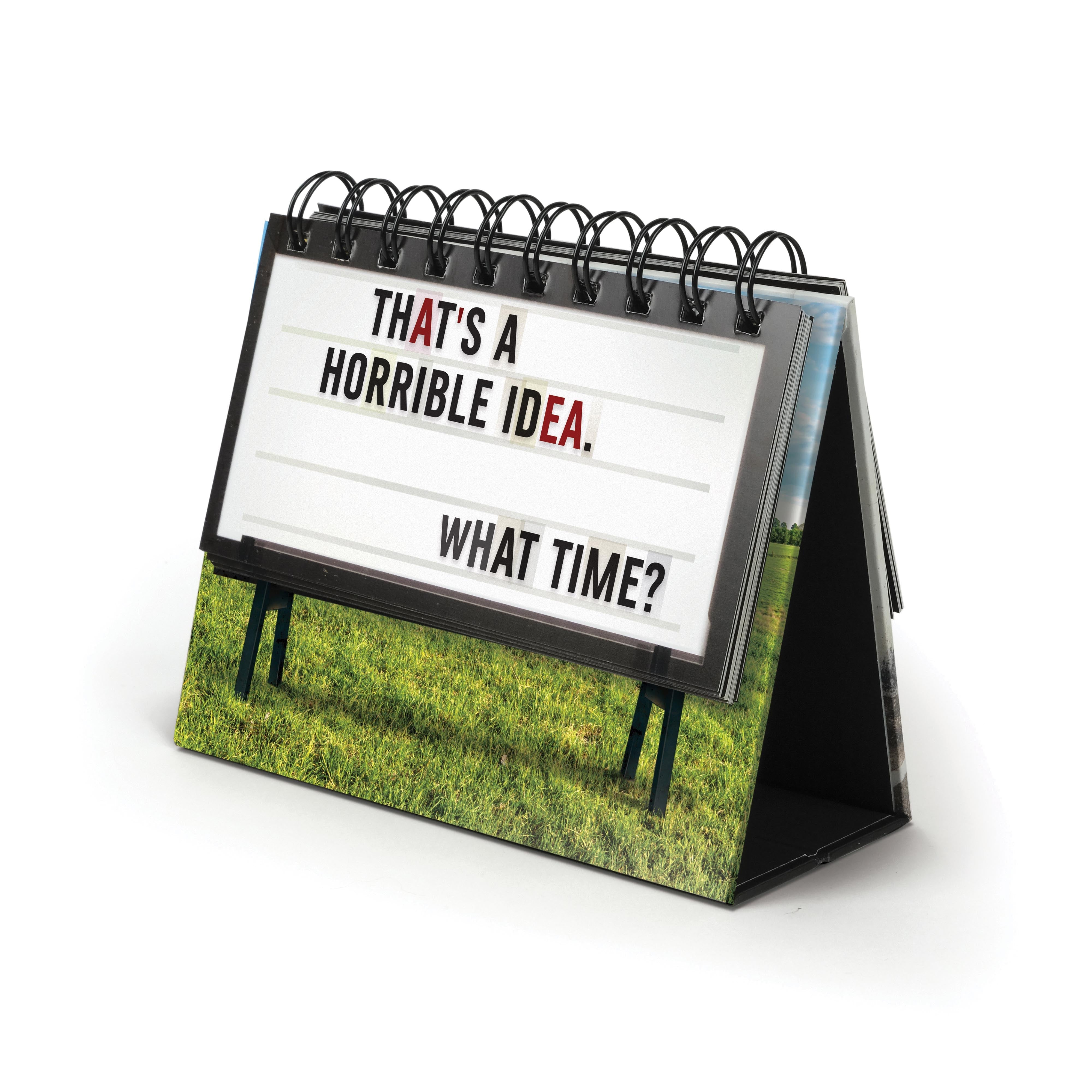 Fred Daily Marquee Desk Flip Book Multi-Coloured