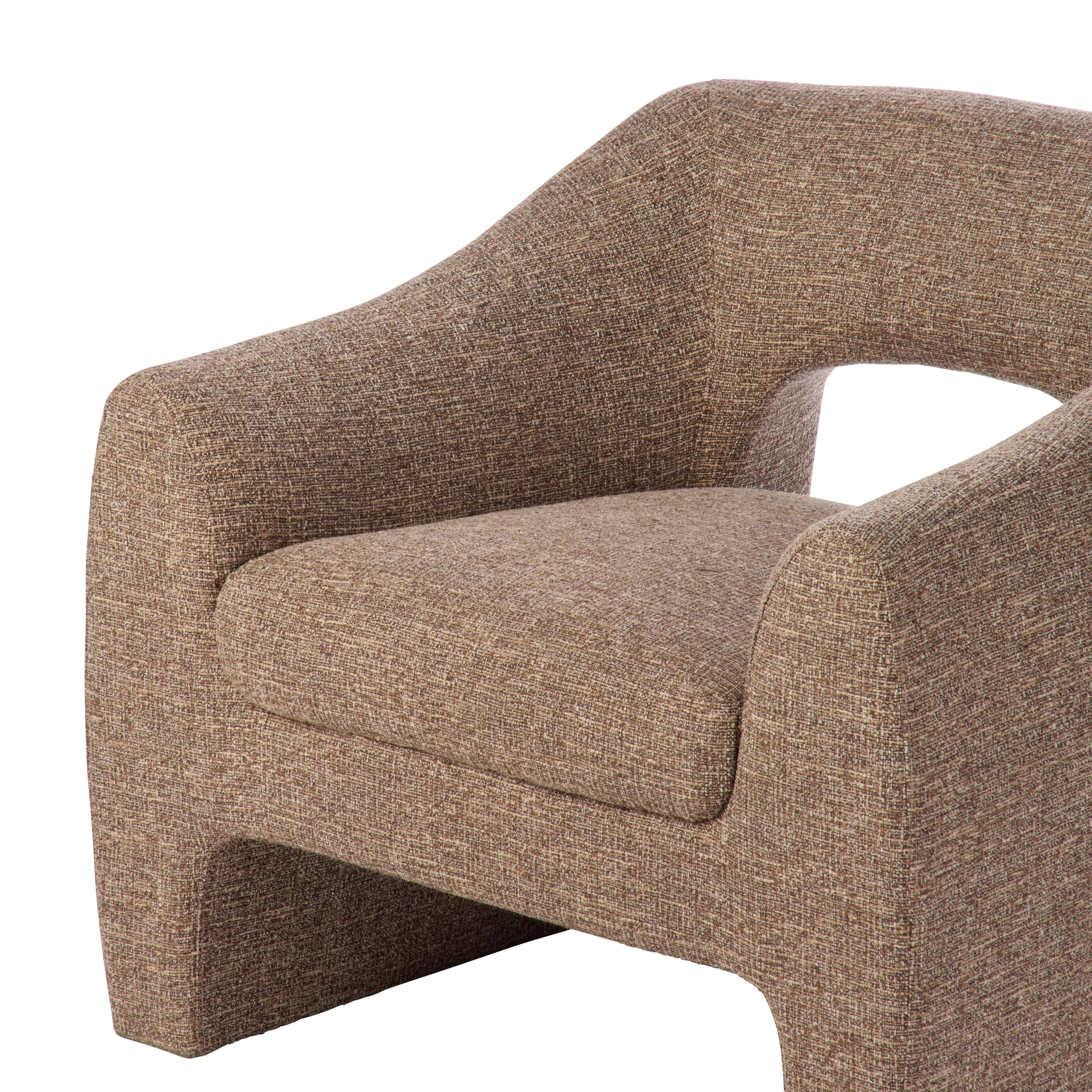 Amalfi Wells Chair Brown & Taupe