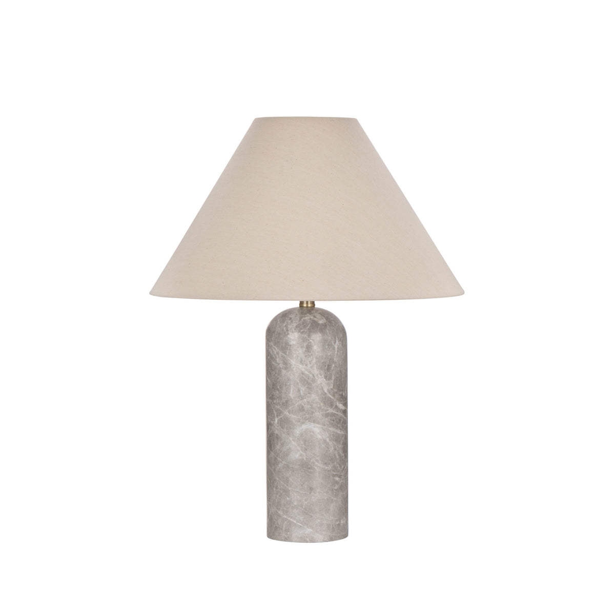 Amalfi Azure Table Lamp Grey & Natural