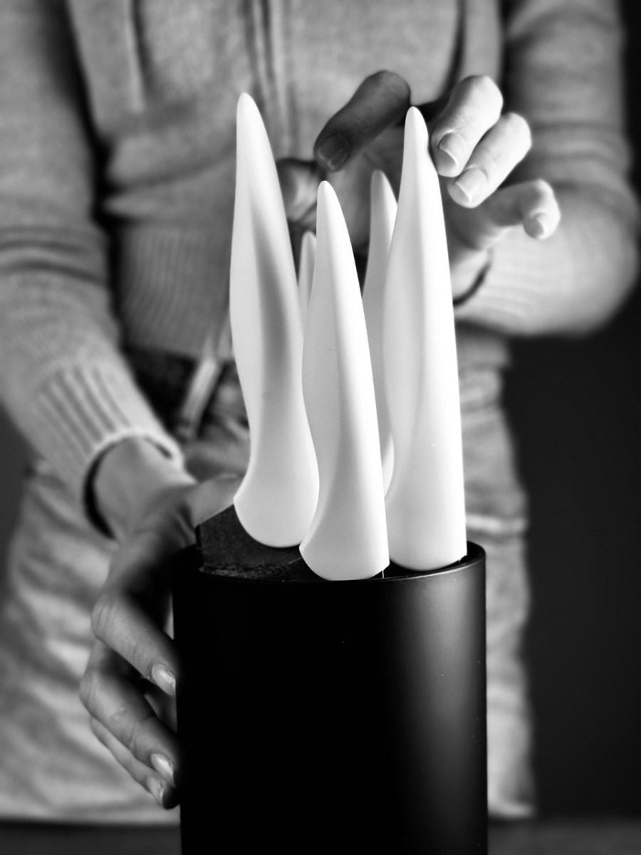 Samura MOJO 6pc Knife Block Set White