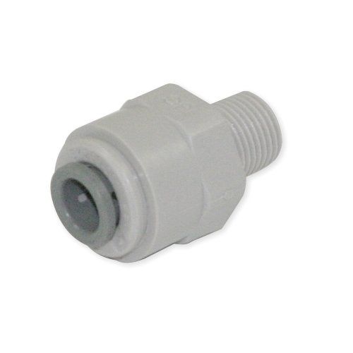 John Guest Straight Adaptor - 1/4" PF to 1/8" BSPT