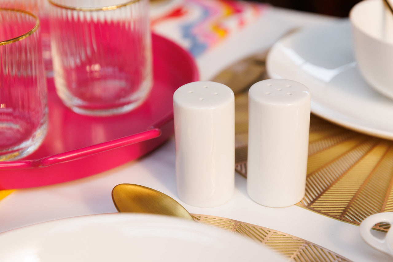 Mikasa Chalk Porcelain Salt & Pepper Shaker Set 8cm (White)
