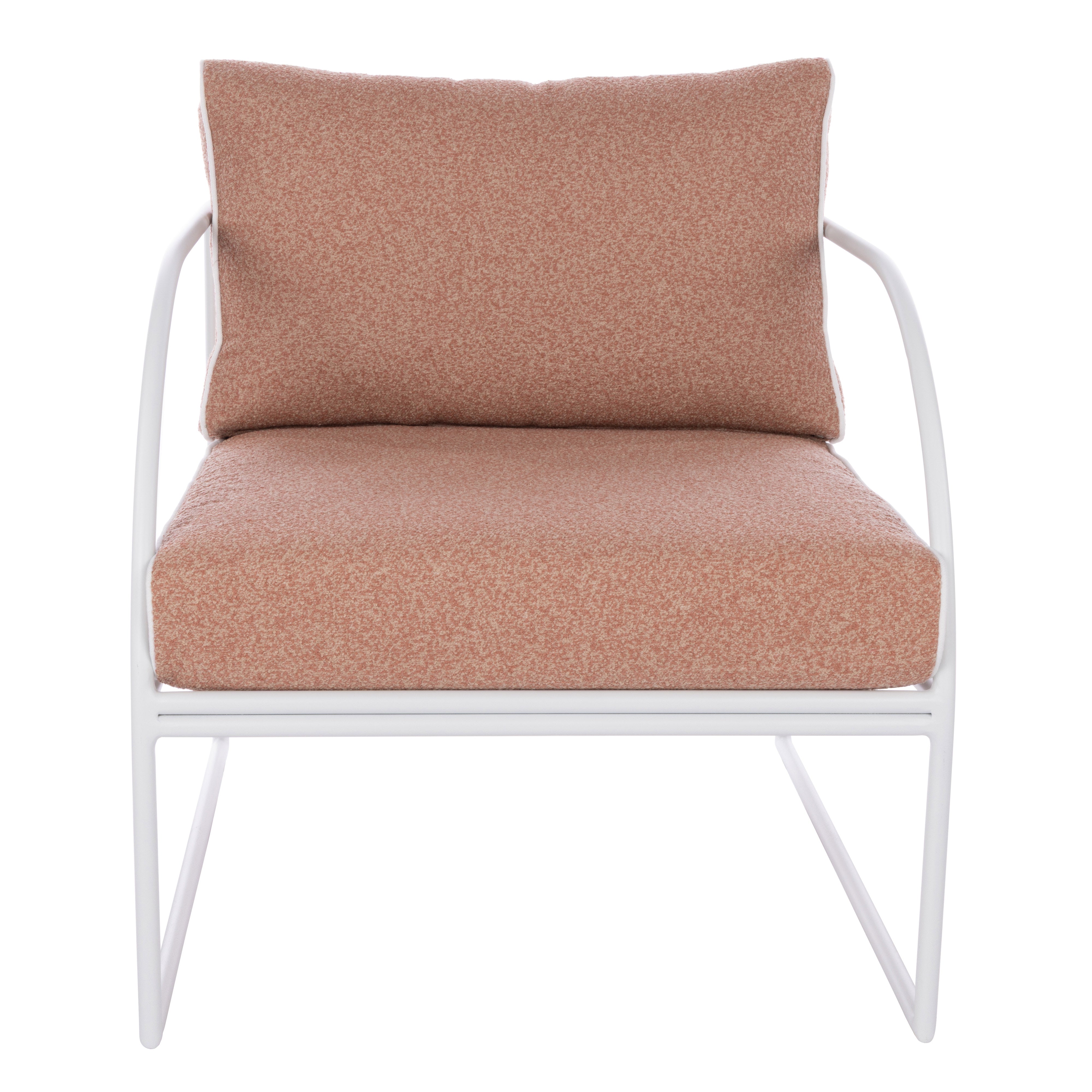 Amalfi Reeve Outdoor Arm Chair Pink & White