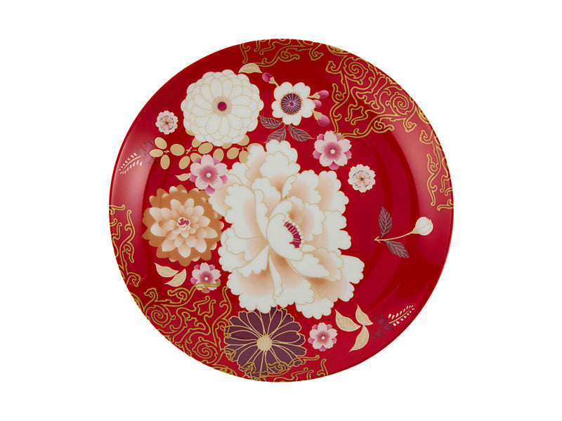 Maxwell & Williams Kimono Cake Plate White 20cm