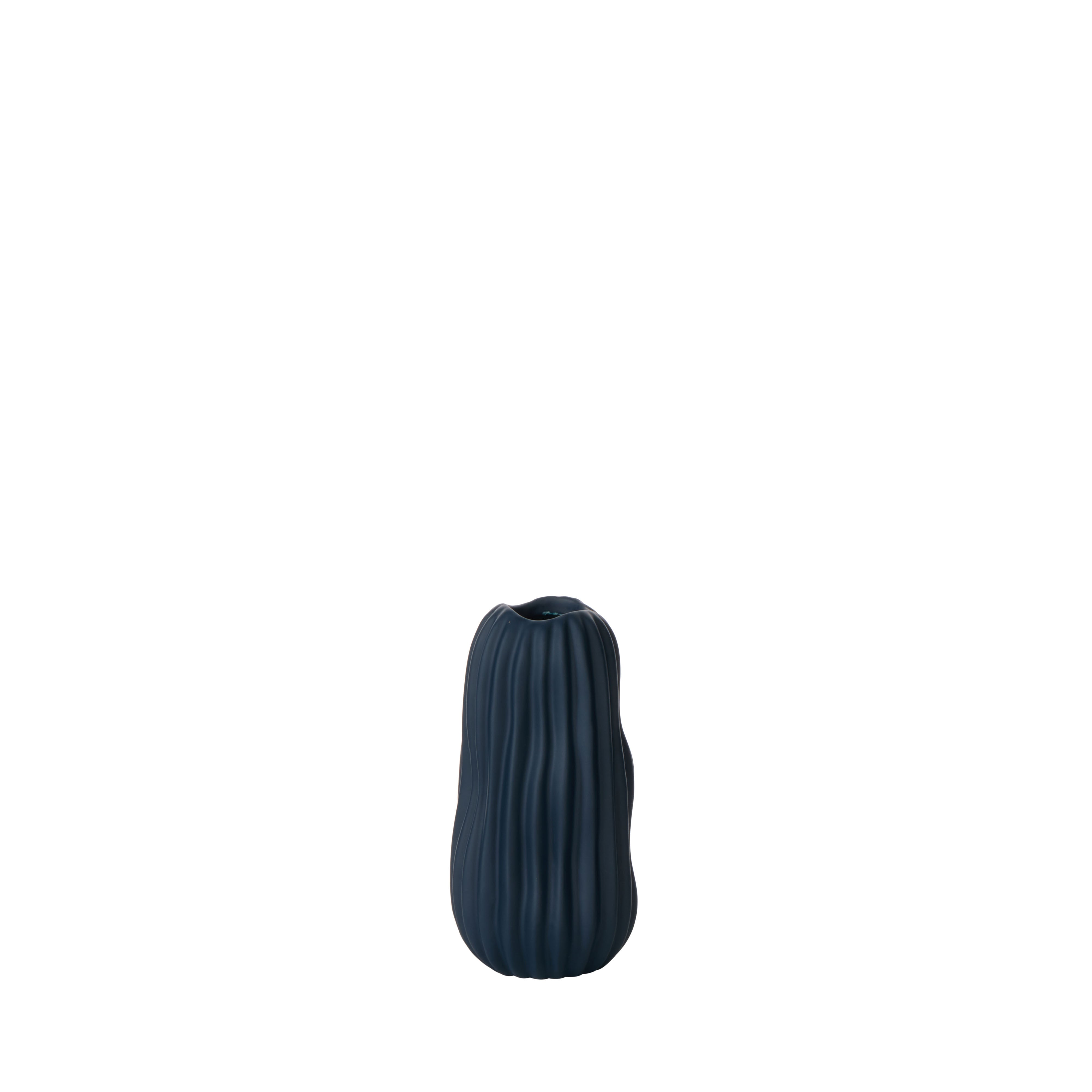Rogue Lyra Vase Navy 10 x 20cm