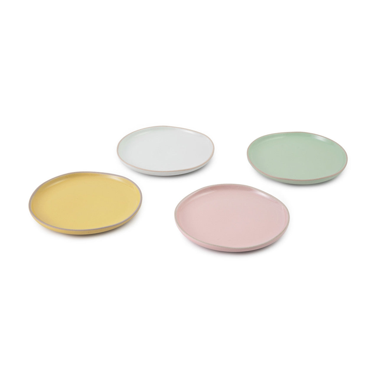 Jamie Oliver Big Love 19cm Little Plates Set of 4 Mixed Colours