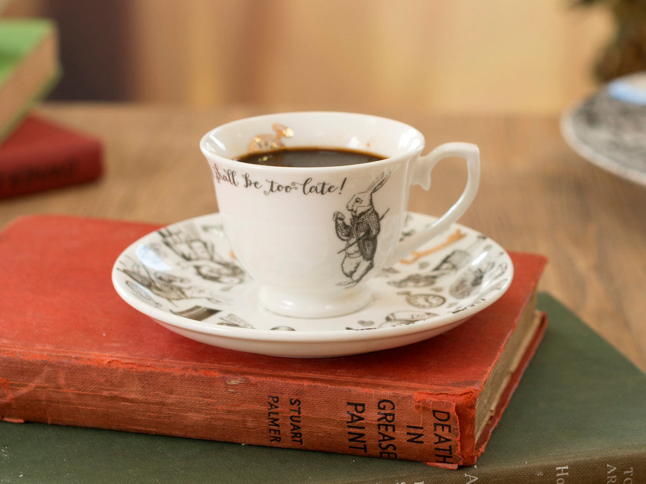 V&A Alice in Wonderland Espresso Cup & Saucer 100ml