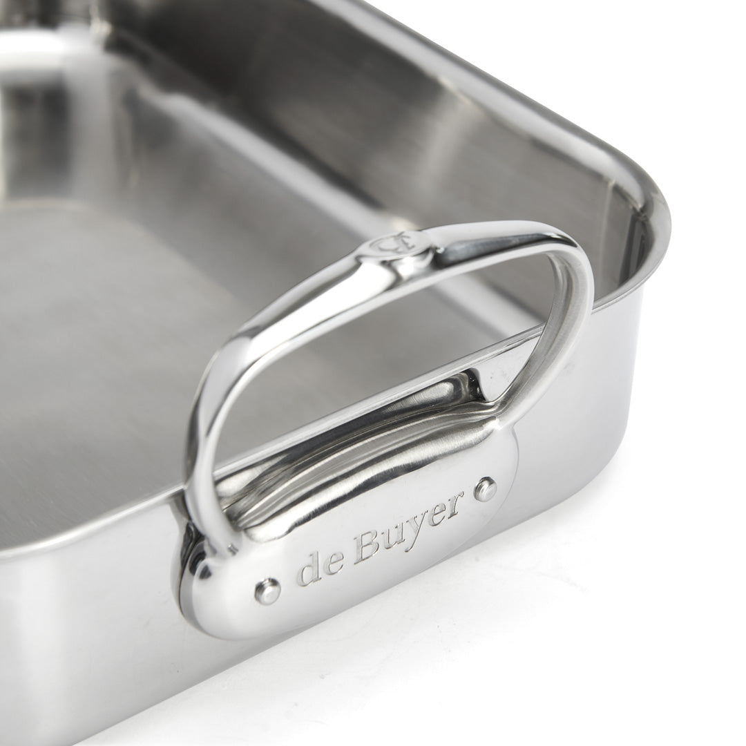 de Buyer Affinity Stainless Steel Roasting Pan 35x25cm
