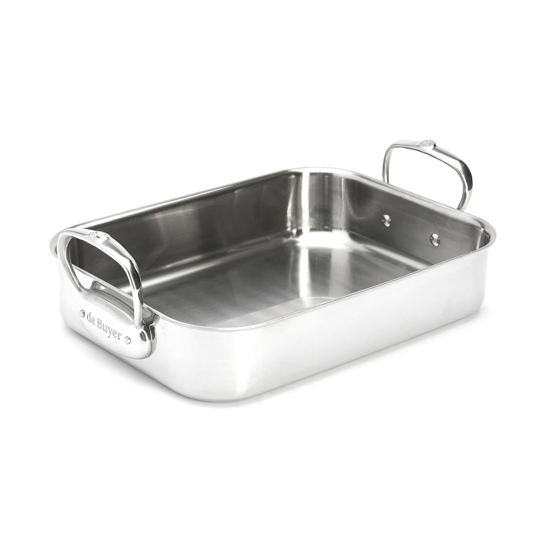 de Buyer Affinity Stainless Steel Roasting Pan 35x25cm