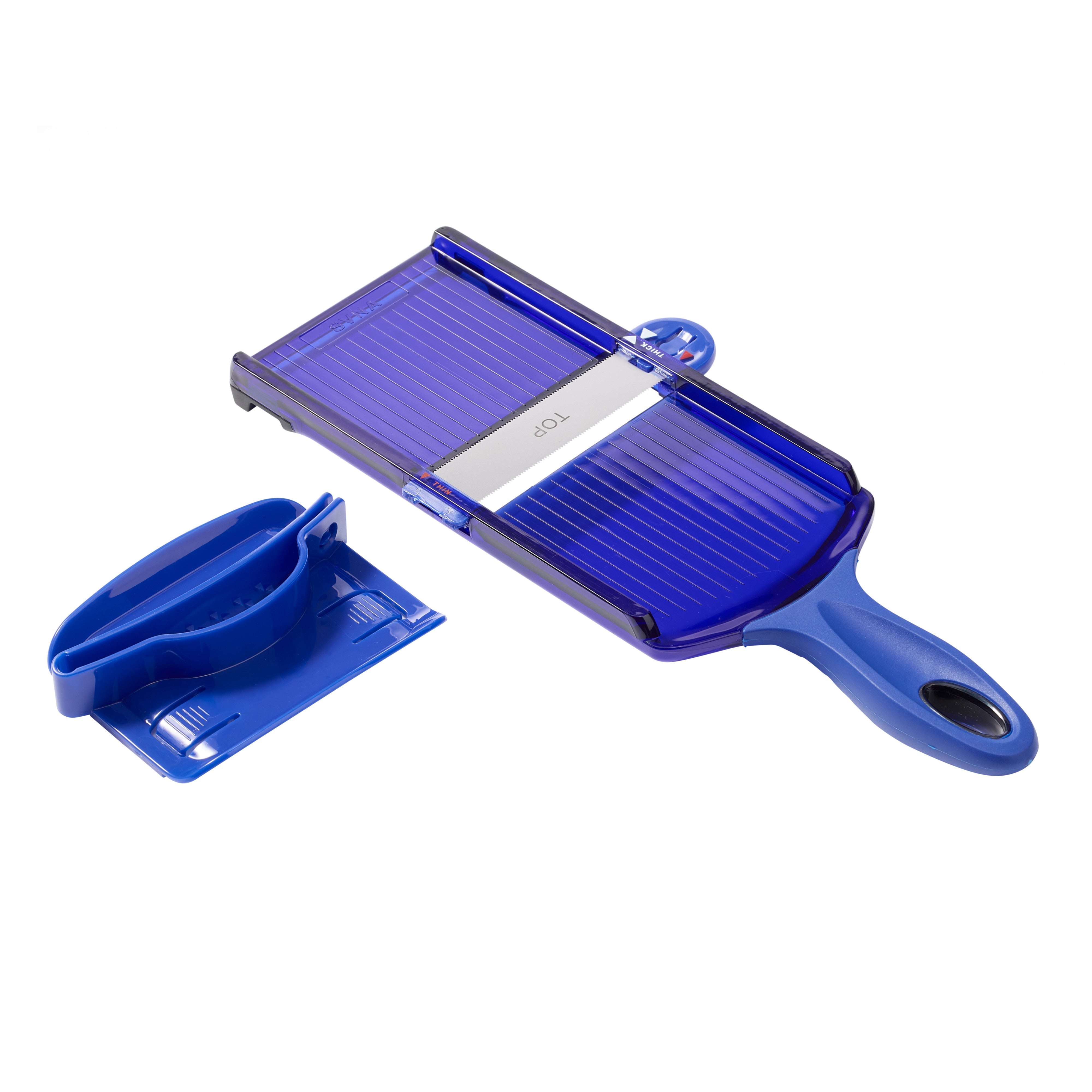 SVNA Dual Thickness Speed Slicer Blue & Stainless Steel
