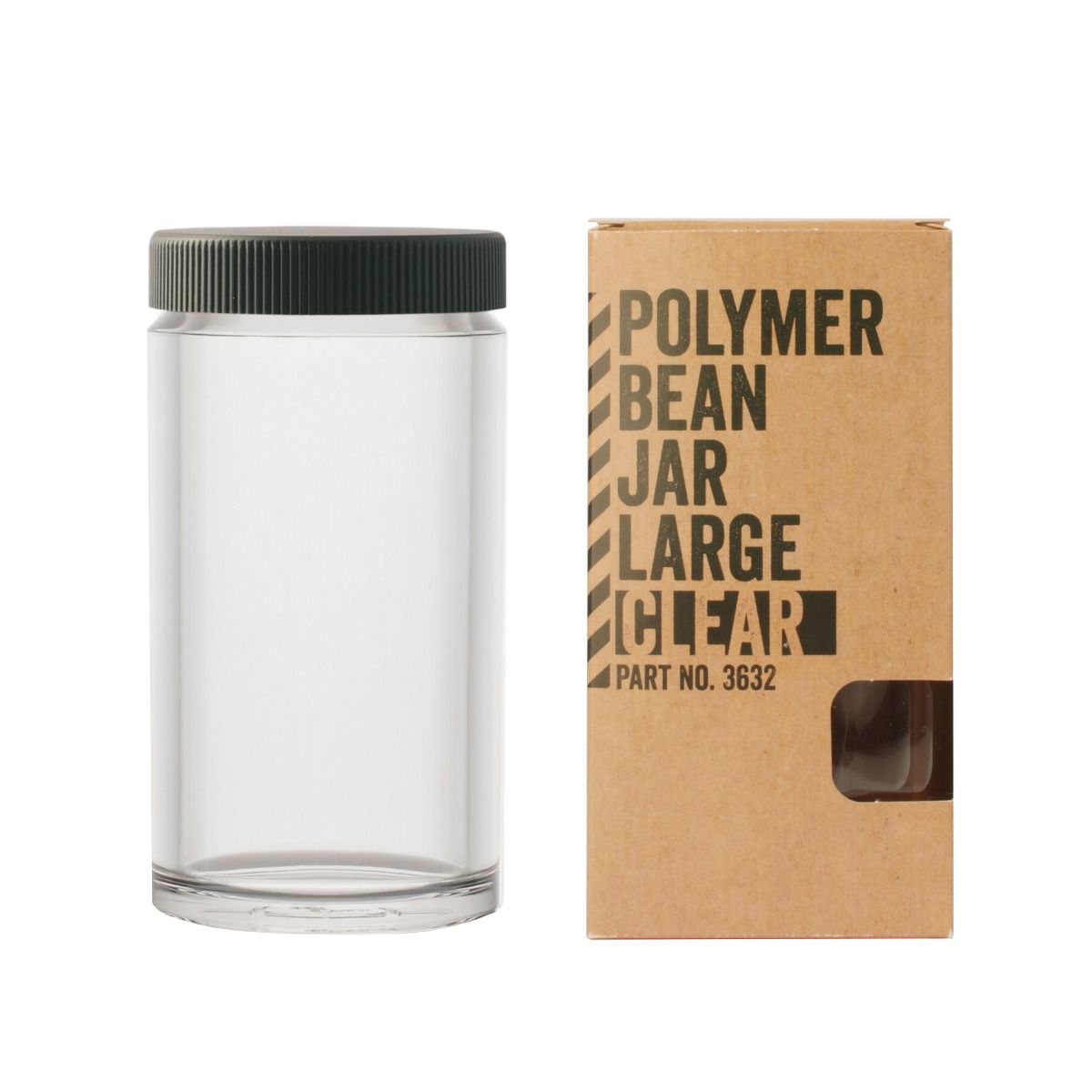 Comandante Bean Jar & Lid Large - Clear