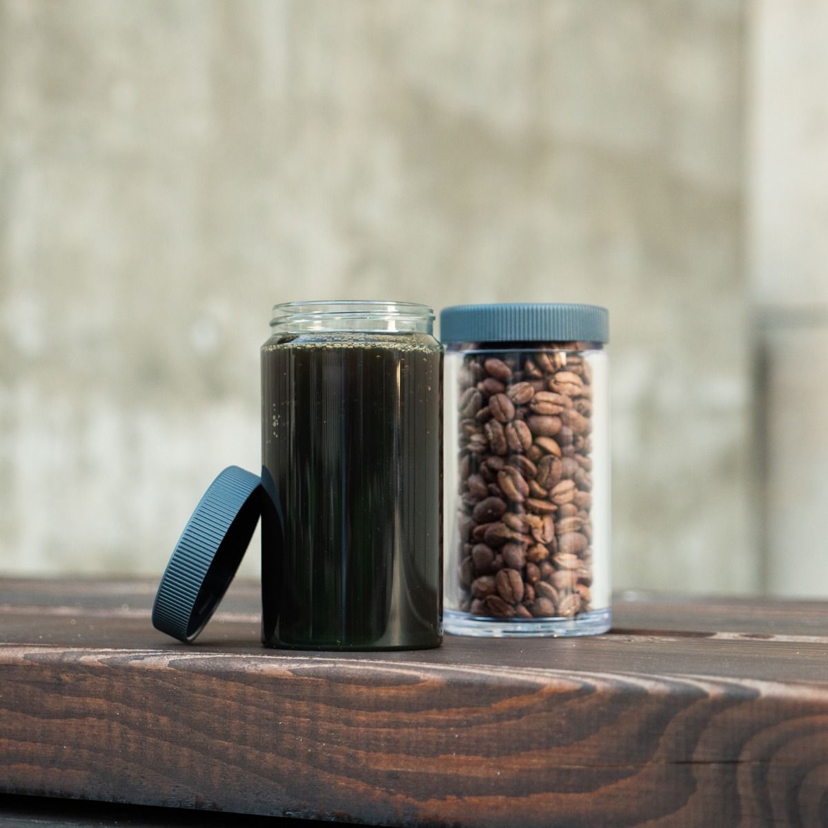 Comandante Polymer Bean Jar & Lid Large - Smoke