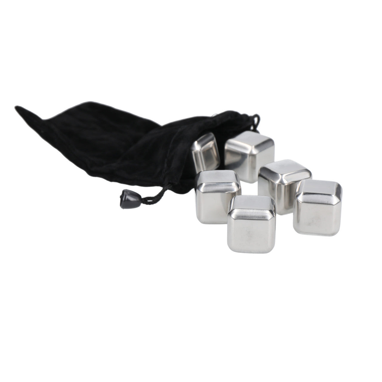 BarCraft Stainless Steel Wine Cube Set