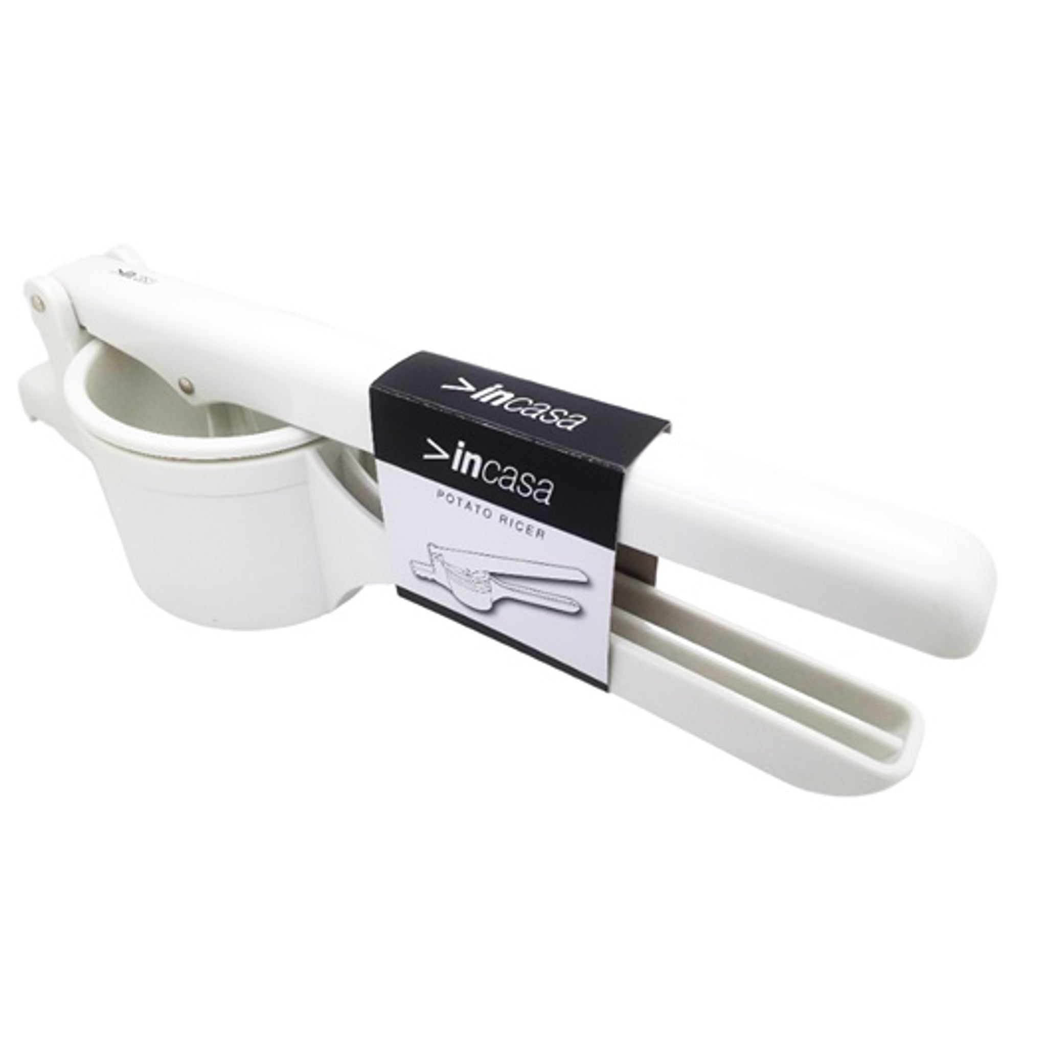 Incasa Large Oval Plastic Potato Masher with 3 Discs