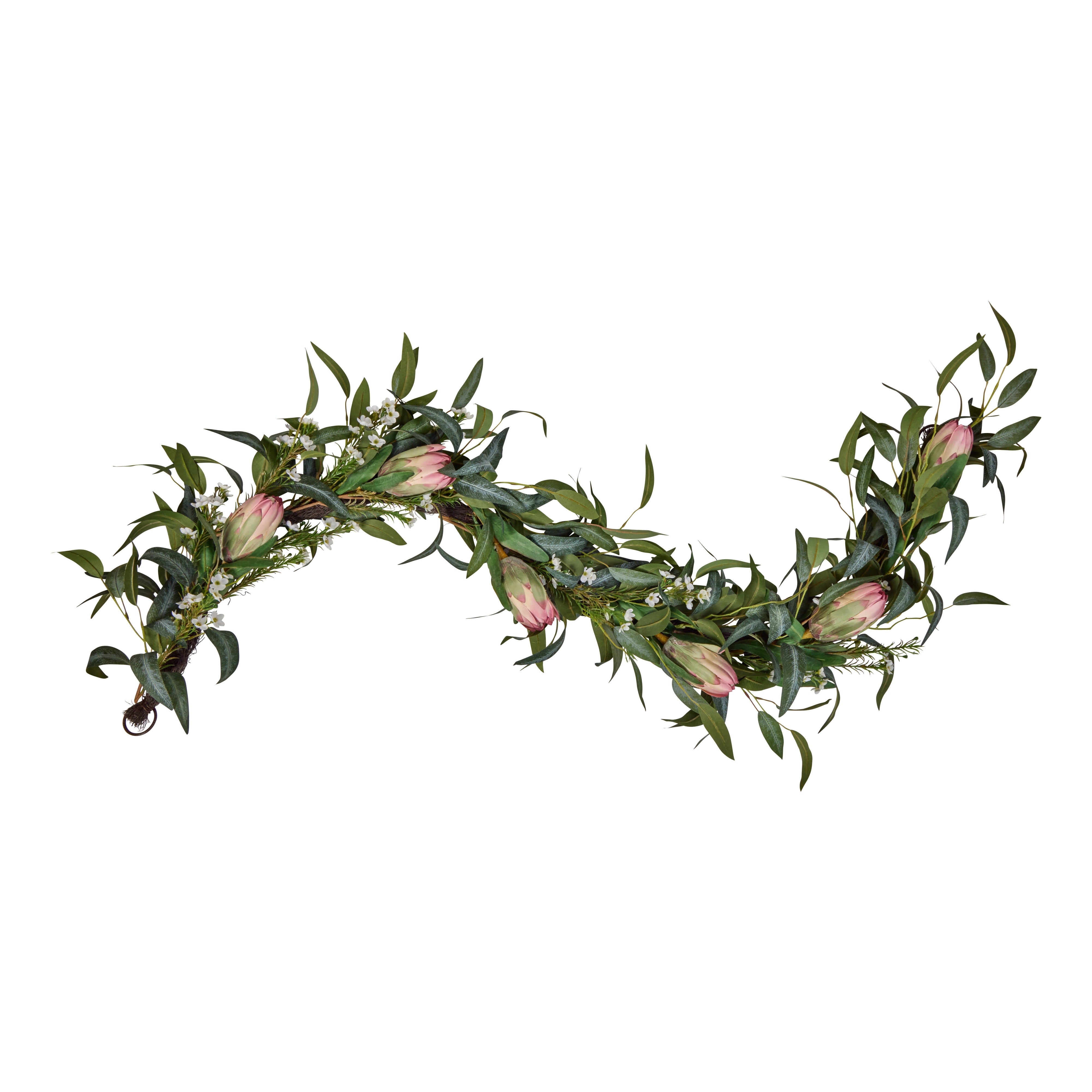 Rogue Pitaya Eucalyptus Garland Pink
