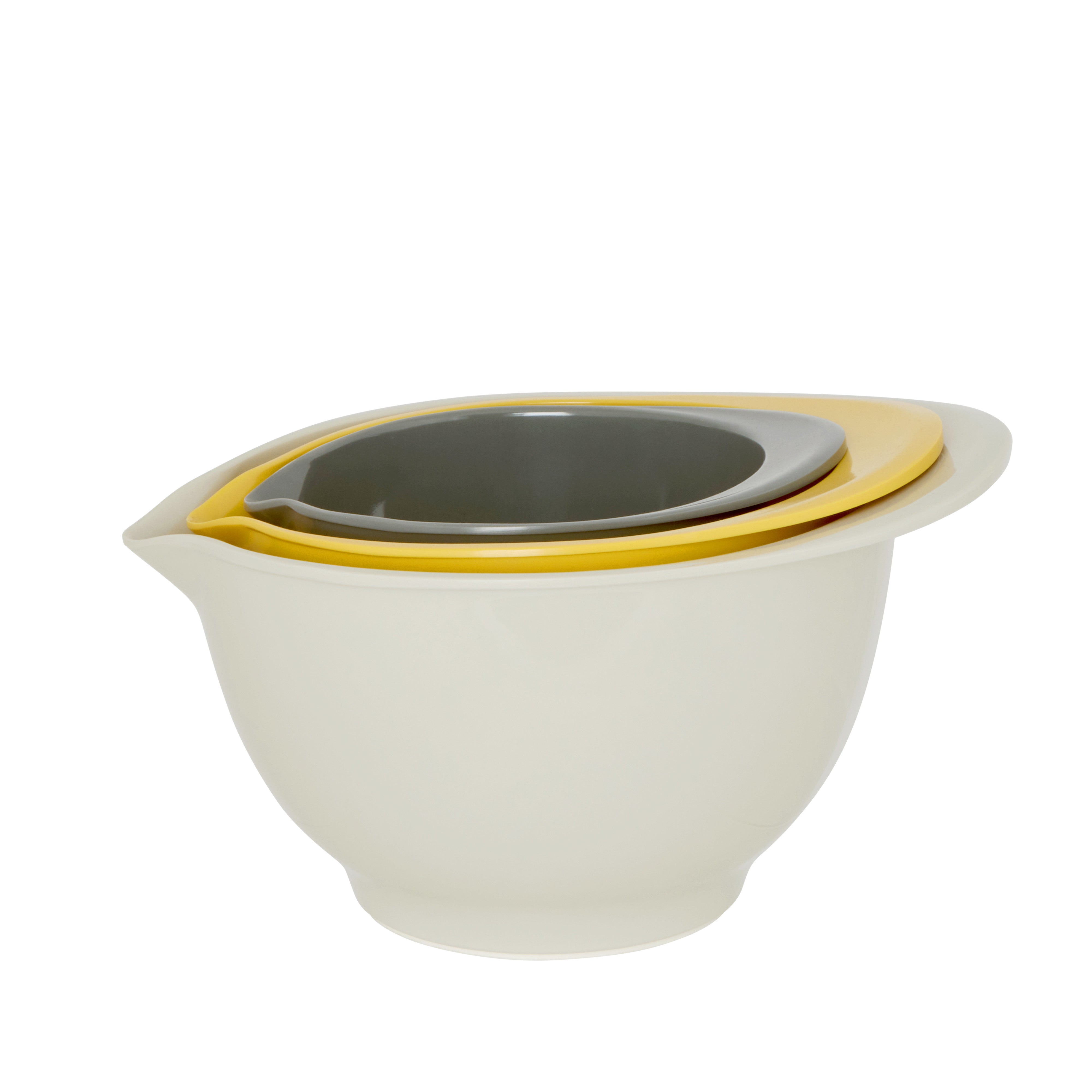 SVNA Melamine Mixing Bowl 3 Piece Set Multi-Coloured