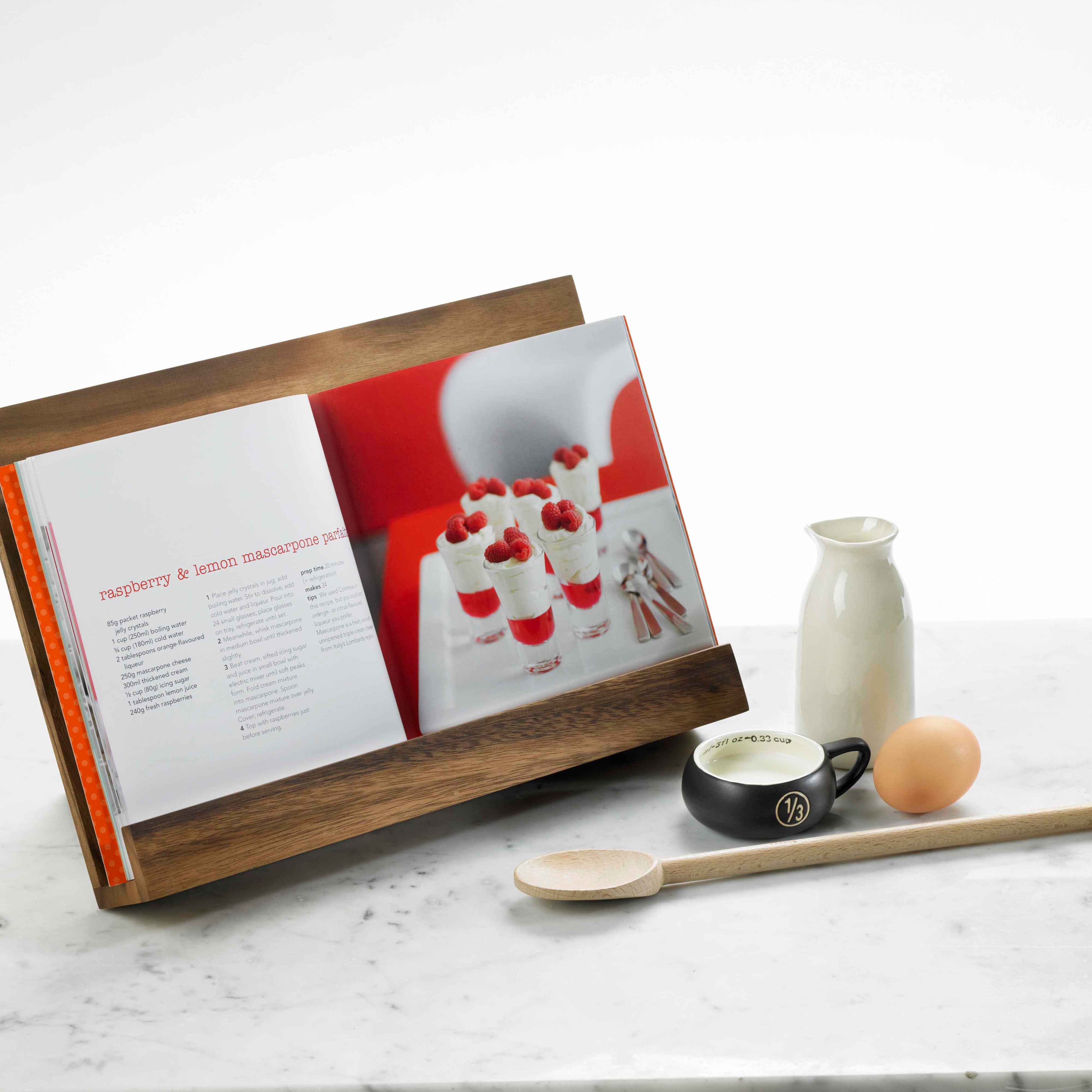 Davis & Waddell Acacia Wood Recipe Book Holder