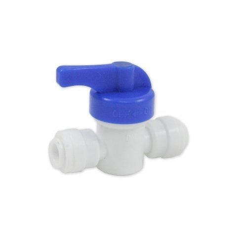 John Guest Shut-Off Valve - 1/4" PF - 1/4" PF
