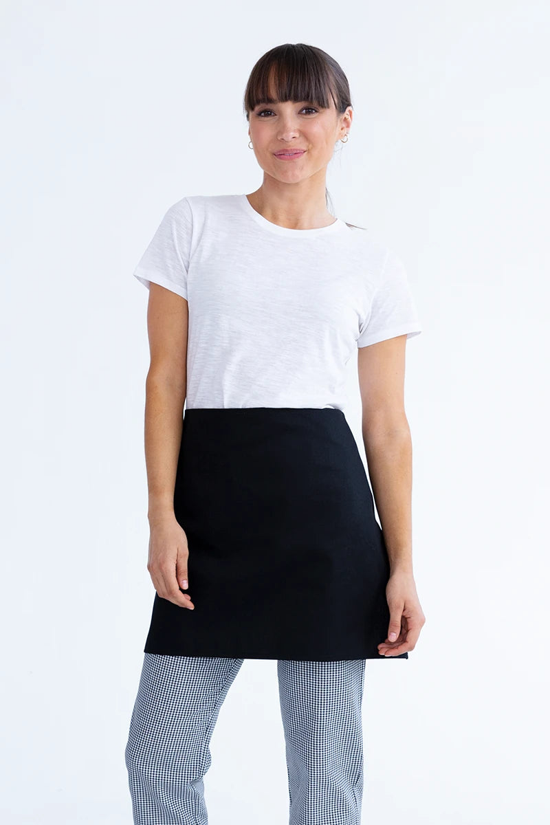 Aussie Chef 1/2 Waist Apron - Black