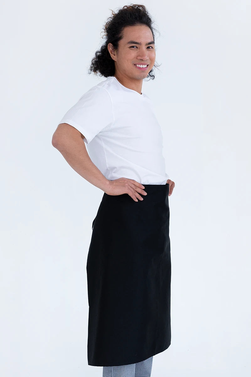 Aussie Chef 3/4 Waist Apron - Black