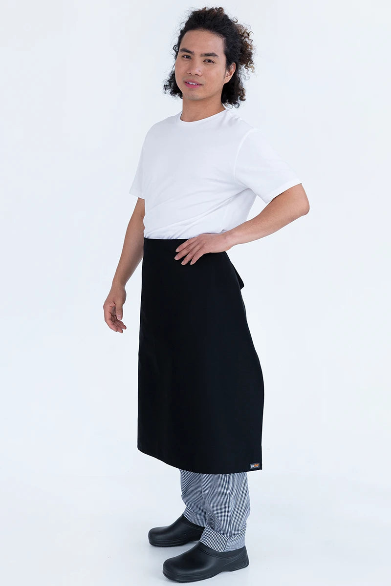 Aussie Chef 3/4 Waist Apron - Black