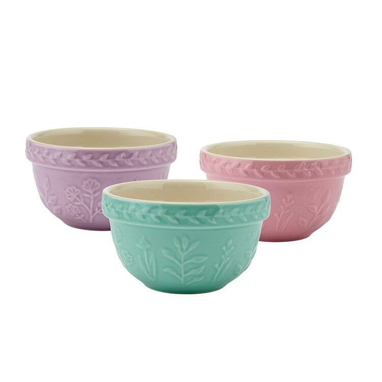 Wiltshire Baking Traditions Stoneware Mini Prep Bowl Set (3 Piece)