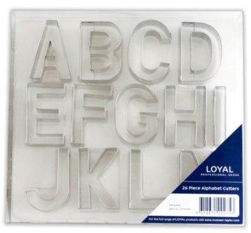 LOYAL Alphabet Cutter Set A–Z 65mm Medium