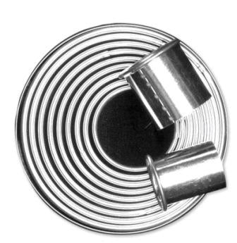 LOYAL Round Cutter Set Plain Stainless Steel 11 Piece