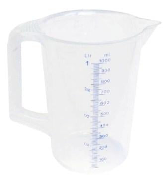 Schneider Measuring Jug Closed Grip 1L