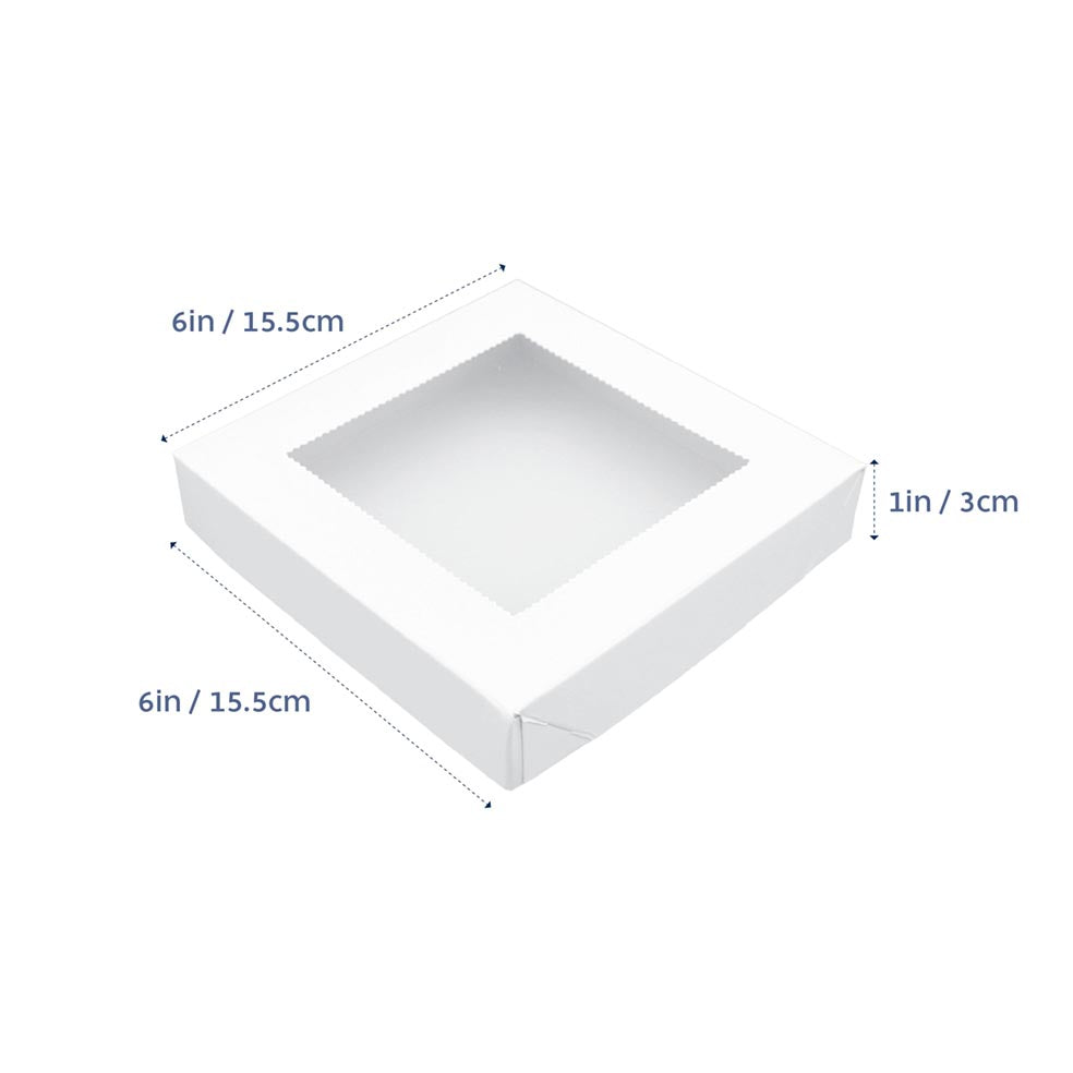 LOYAL Biscuit Box Square 6 x 6 x 1 Inch