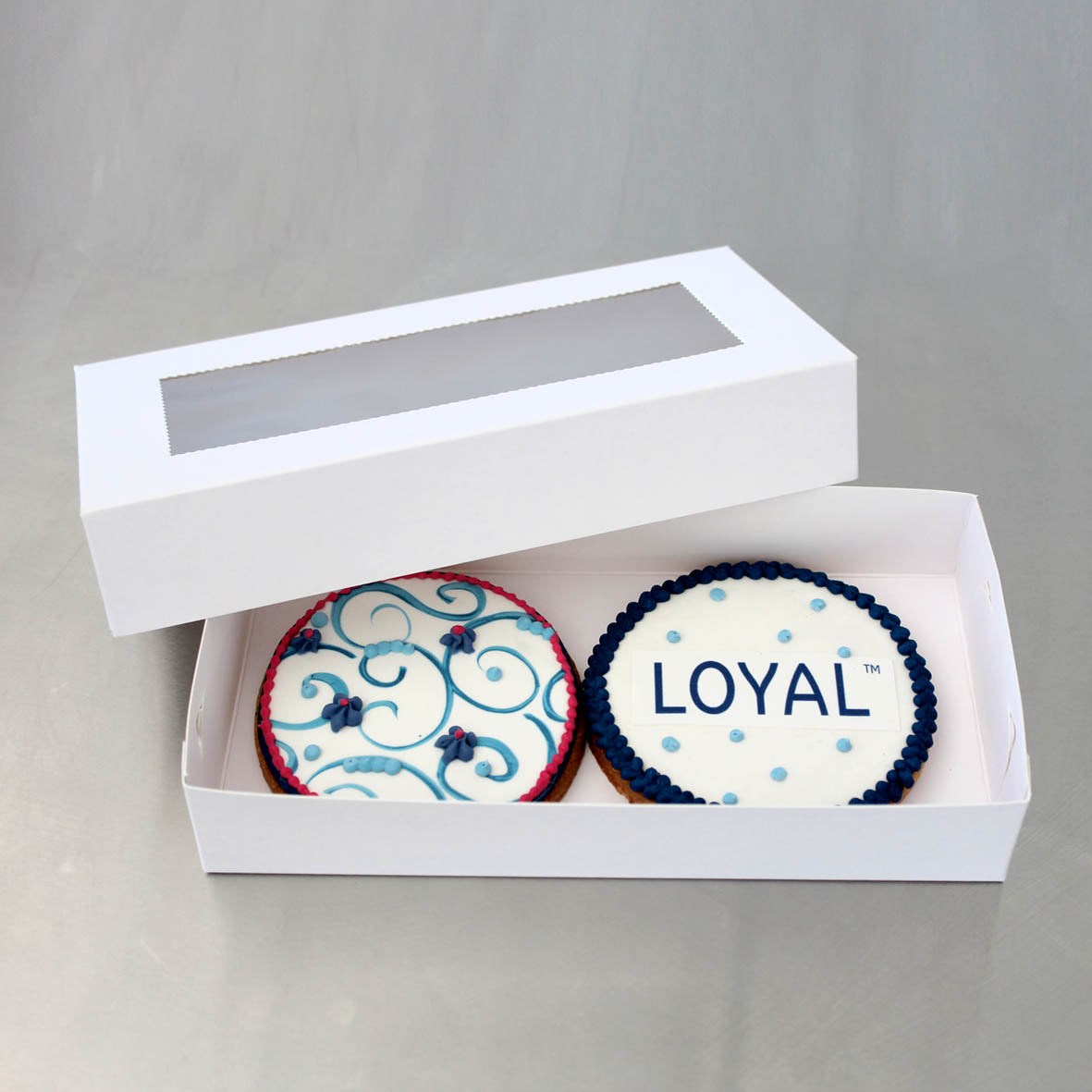 LOYAL Biscuit Box Rectangle 9x4.5x1.5(H)in