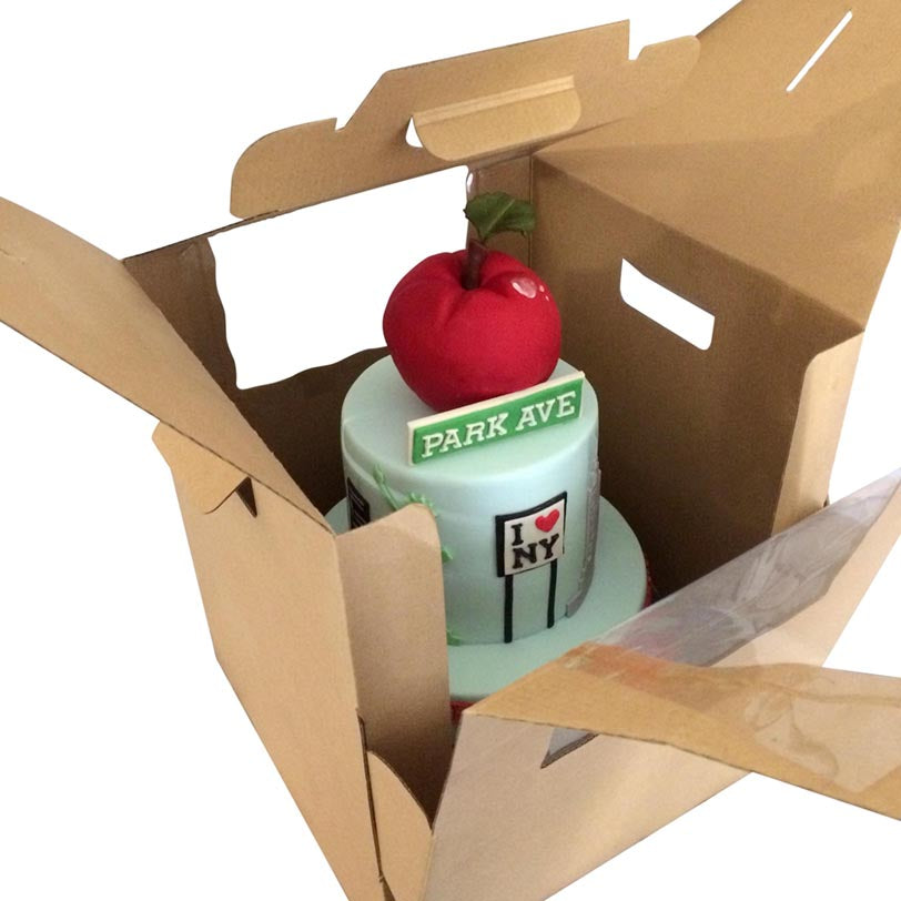 LOYAL Heavy Duty Tall Cake Carry Box + Handle 12x12x14(H) in